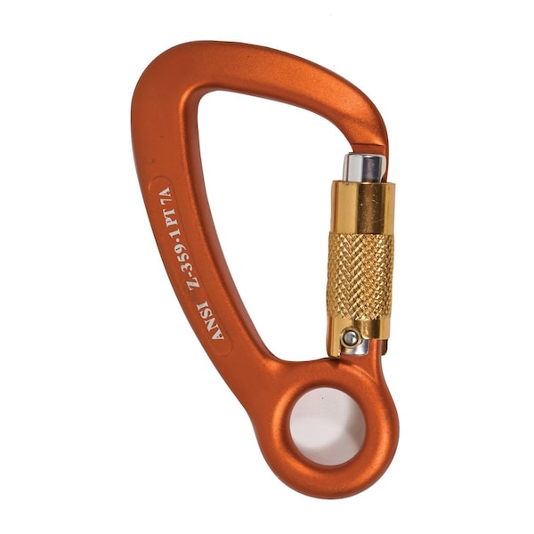 CARABINER-FIXED EYE-TRIPLE-ALUMINUM 5.2" x2.85" x0.75"